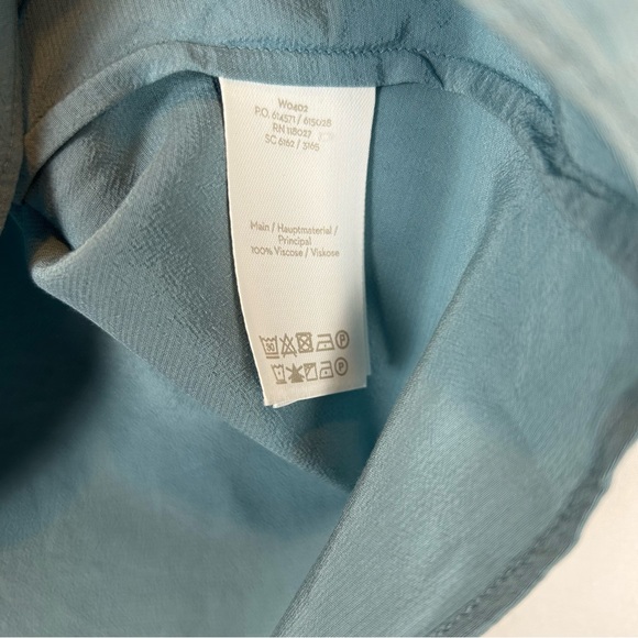 Boden Women's Blue Lightweight Phoebe Heritage Short Sleeve Blouse 6R - Picture 4 of 8